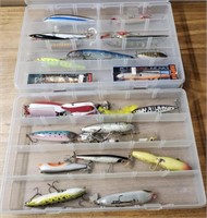 (2) Boxes of Fishing Plugs & Lures