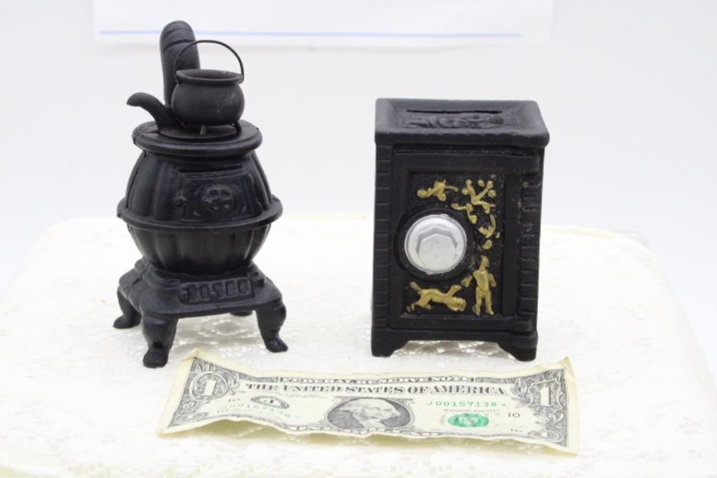 MINI POT METAL COOK STOVE & CERAMIC SAFE