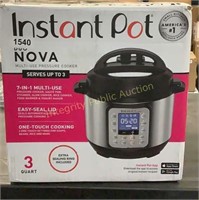 Instant Pot Duo Nova Pressure Cooker 3 Qt