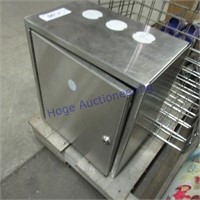 Hanging stainless steel box, no key, 11x6.5x12.5T