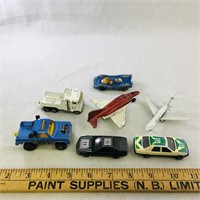 Lot Of 7 Assorted Toy Vehicles