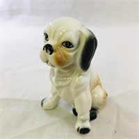 Vintage Porcelain Dog Figurine (4" Tall)