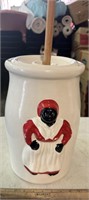 VINTAGE AUNT JEMIMA BUTTER CHURN-APPROX. 16" TALL