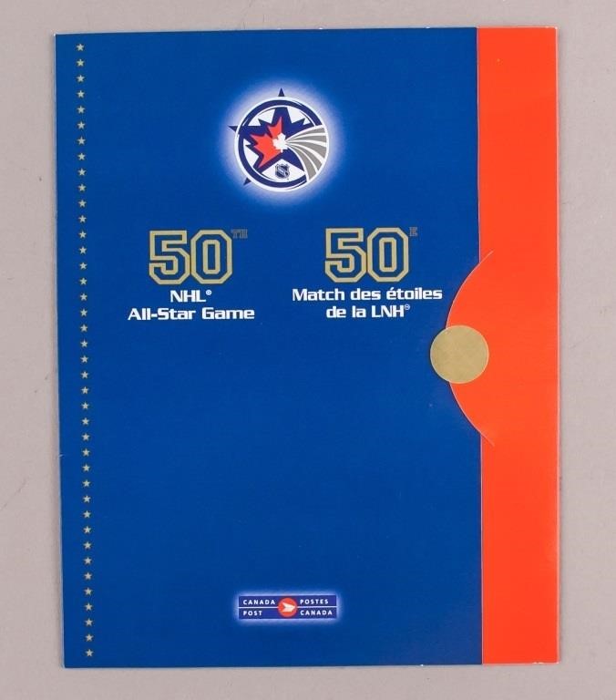 2000 Canada Post NHL 50th All-Star Game Stamps 6pc