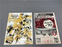 Pittsburgh Pirates Scorebooks 1970 and 1972
