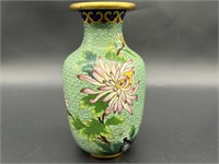 Vintage Chinese Cloisonné 6.5in Vase