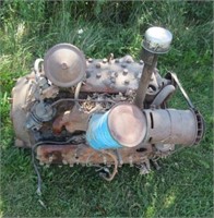 Ford flat head V8 motor.