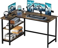 WOODYNLUX L Shaped Desk - 43 Inch Gaming Desk