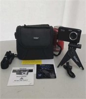Vivitar Vivicam F128 with Accessories and Bag
