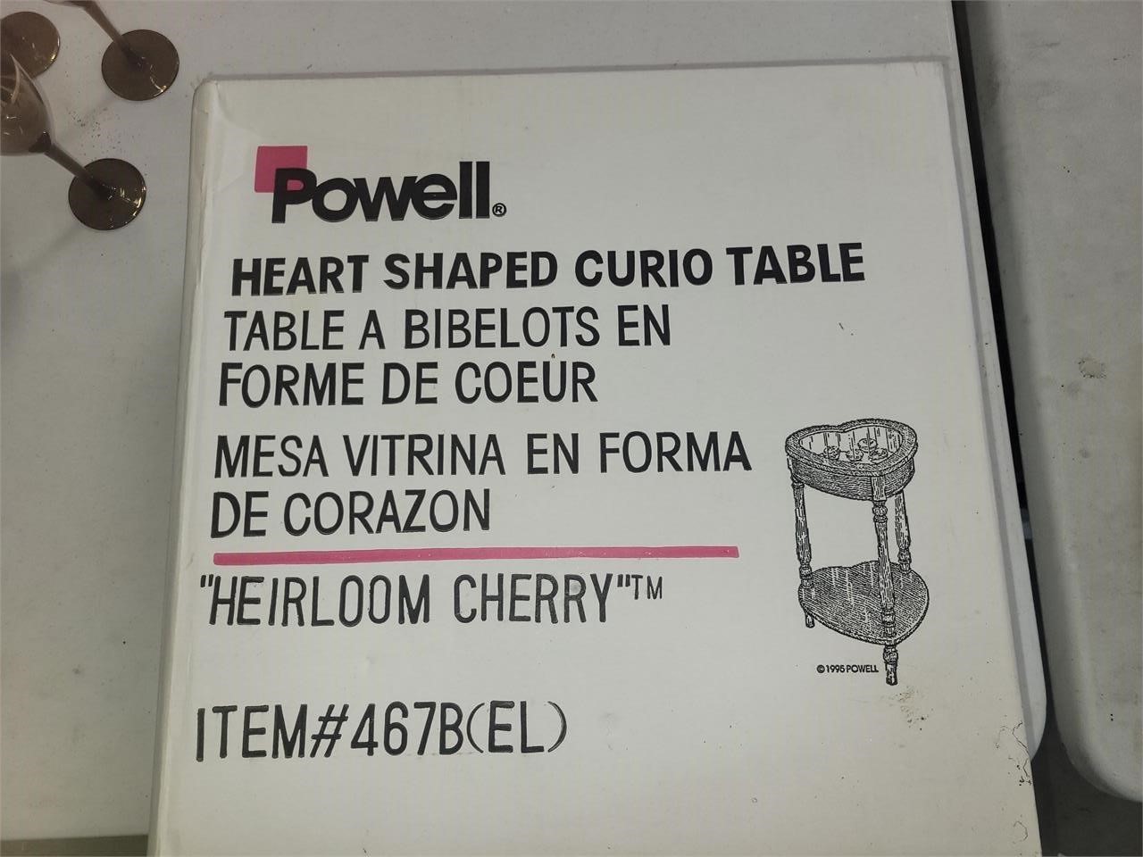 heart shaped table