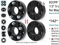 ECCPP Two Pair of 6x5.5 Wheel Spacers Hub