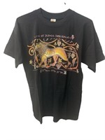 L Black Vintage Lion of Jerusalem T-shirt