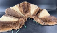 Small rabbit fur stole in good condition