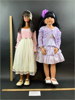 Lot of 2 Life Size Dolls - See Description