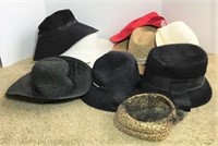 Ladies Straw and Cloth Hats