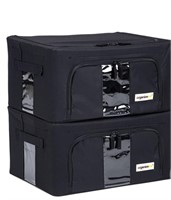 OrganizeMe Small Pop-Up Storage Bins (2-Pack)