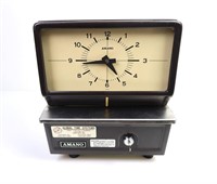 VINTAGE AMANO TIME PUNCH IN/OUT WITH KEY 5407