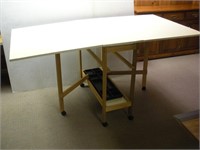 Folding Craft Table  38x17/75x35 inches
