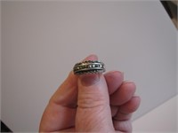 Ornate 925 Silver Ring Size 8