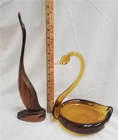 S.C. Vizcarra Hand Carved Hors D'oeuvre Holder