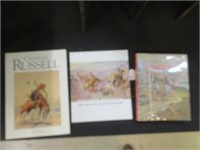 3PC COFFEE TABLE BOOKS - CHARLES M. RUSSELL