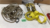 Bungee cords and tow strap