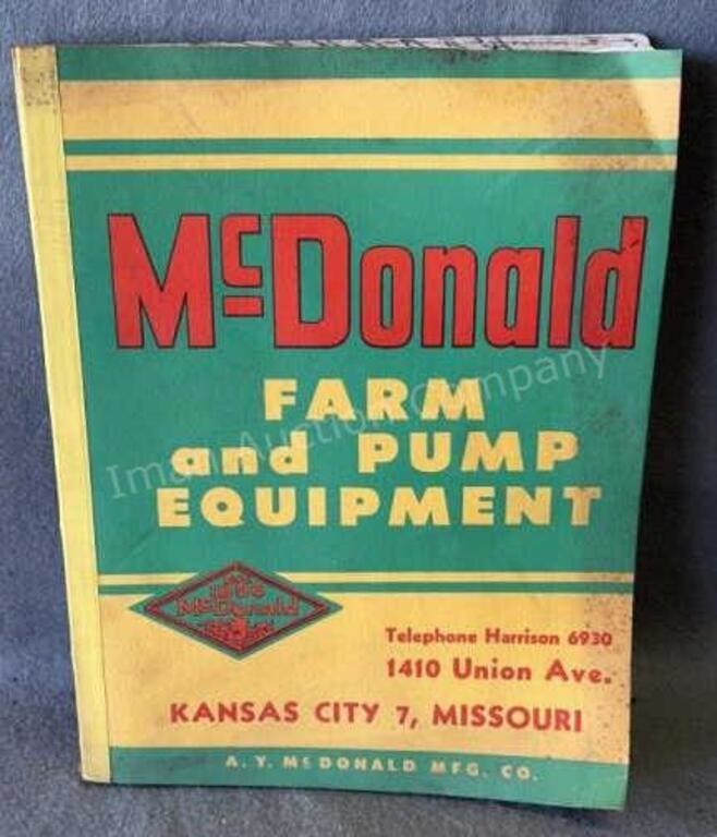 McDonald Farm and Pump Equipment Catalog