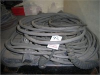 Assortment of welder electrical cable