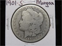 1901 S MORGAN SILVER DOLLAR 90%