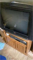 Sanyo TV 27 in Samsung DVD VCR Player Wood TV