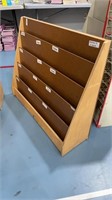 Wood organizer 36x32 inches