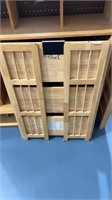 Wooden Folding 3 tier shelf 38.5in (3)