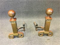 Wood Burning Brass Andrions
