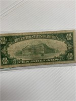 1934 10 DOLLAR BILL