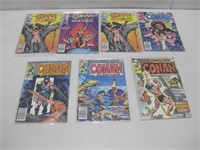 Six Conan Comic Books