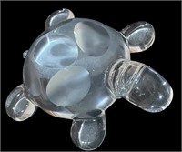 Clear Glass Turtle
