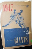 1947 New York Giants vs Boston Braves Baseball