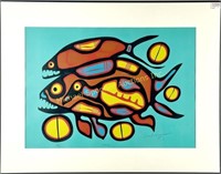 SIGNED NORVAL MORRISSEAU - LTD. ED. SERIGRAPH