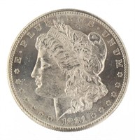1881 San Fransisco Gem BU Morgan Silver Dollar