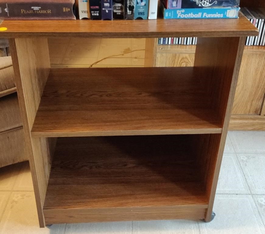 2 Book Shelves On Casters