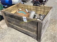 E2. Crate with miscellaneous SS fittings * crate