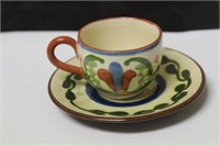 A Vintage Royal Torguay Ceramic Cup And Saucer