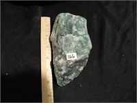 Green Florite Crystal  -  6" long x 3" wide   -