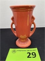 Abingdon Pottery Burgundy Vase