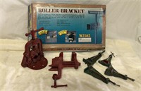 Bench Clamp Vise, Clamps, Roller Bracket
