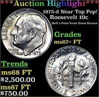 ***Auction Highlight*** 1975-d Roosevelt Dime Near