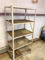 5 tier metal shel;f- sizes in pics