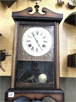 Wall clock with chimes