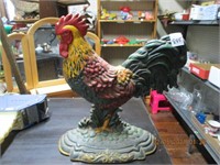 Cast Iron Rooster Door Stop