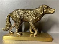 Pottery Barn Brass Dog Sculpture